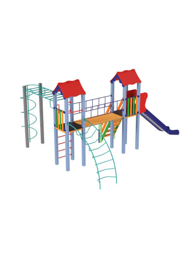 Игровая площадка уличная Вагончик 1.5 м